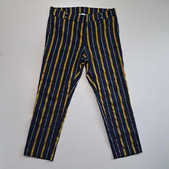 Rafaella comfort Women's Striped‎ Pants Size 14 - Picture 1 of 10